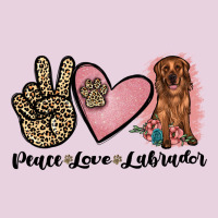 Peace Love Labrador Ladies Tee | Teevron