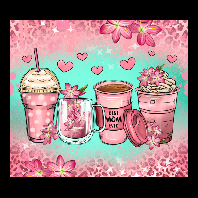Best Mom Ever Coffee Cups Ladies Tee by Zillion Design Studio | Teevron