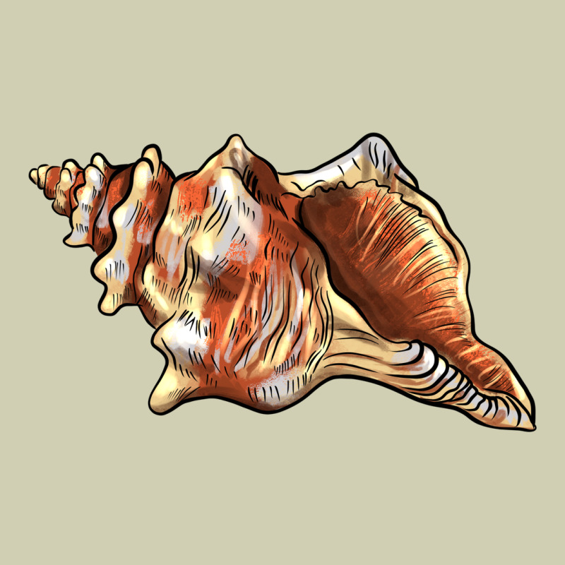 Sea   Shell Heavy Core Tee by BarkalooDesign | Teevron