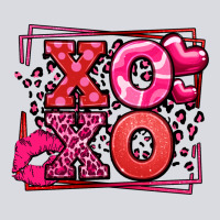 Xoxo Valentine's Day Leopard Frame Zipper Hoodie | Teevron