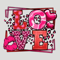 Love Valentine's Day Leopard Frame Zipper Hoodie | Teevron
