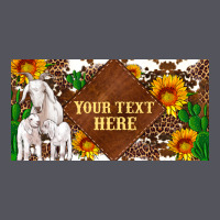 (preview)baby Goats And Sunflower And Cactus With Cowhide License Plat Vintage Hoodie | Teevron