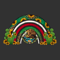 Mexican Flag Cactus And Sunflowers Rainbow Urban Heavy Tee | Teevron
