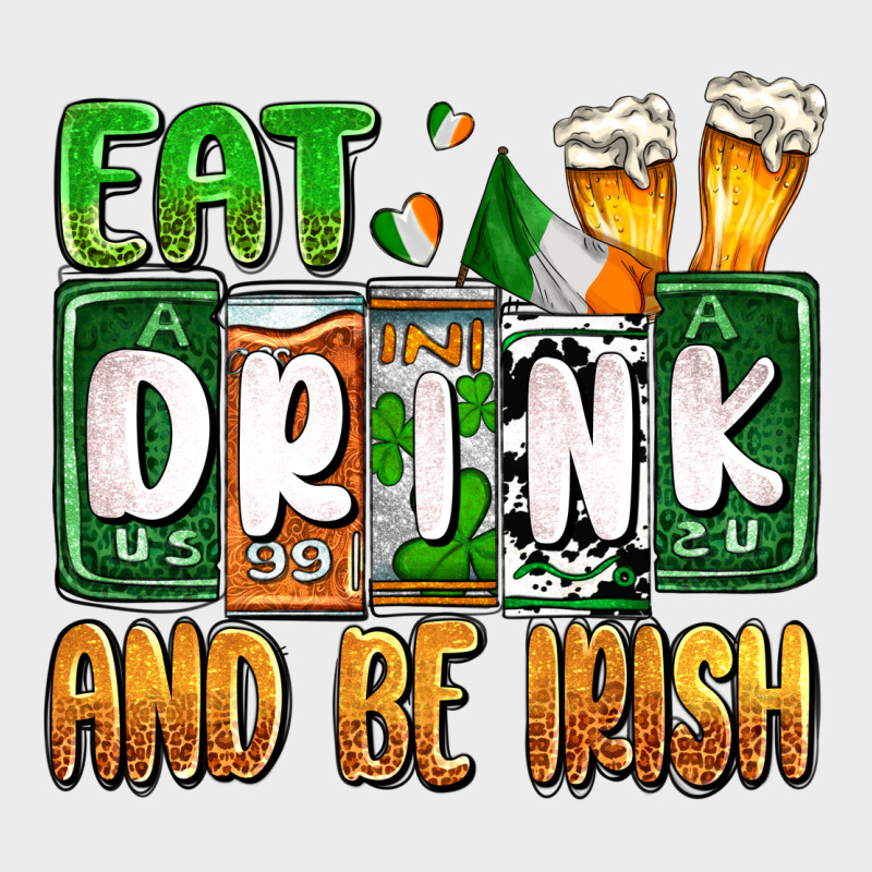 St. Patrick's Eat Drink And Be Irish Urban Hoodie by OliviaCreatesArt | Teevron