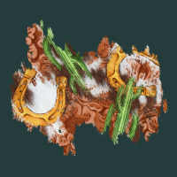 Horseshoe Cowhide Cactus Patch Classic Tee | Teevron