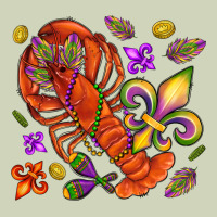 Crawfish And Fleur De Lis Heavyweight Hoodie | Teevron