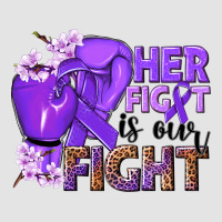 Her Fight Is Our Fight Purple Ribbon Premium Sweatshirt | Teevron