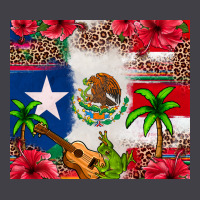 Mexican And Puerto Rico Flag Heavyweight Hoodie | Teevron