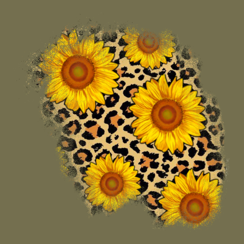 Leopard Sunflower Patch Vintage Hoodie by AdoDesignShop | Teevron