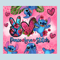 Peace Love Stitch Ladies Tee | Teevron
