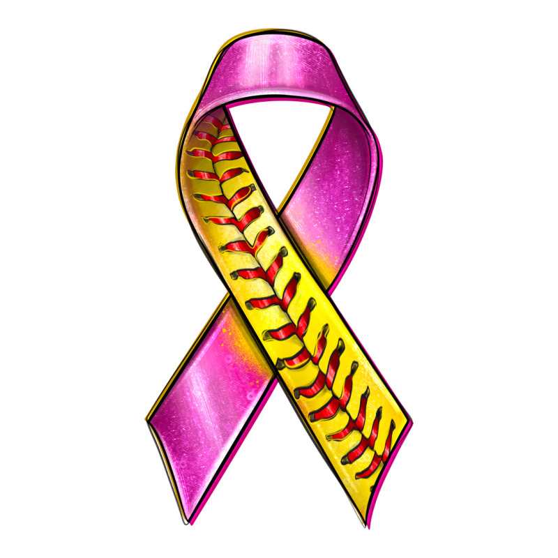 Breast Cancer Ribbon Softball Ladies Tee by texasbilliewilder | Teevron