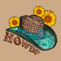 Howdy Leopard Tooled Leather Hat Vintage Hoodie | Teevron