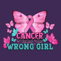Cancer Picked The Wrong Girl Cancer Awareness Premium Hoodie | Teevron