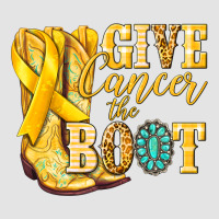 Give Cancer The Boot Childhood Cancer Premium Sweatshirt | Teevron