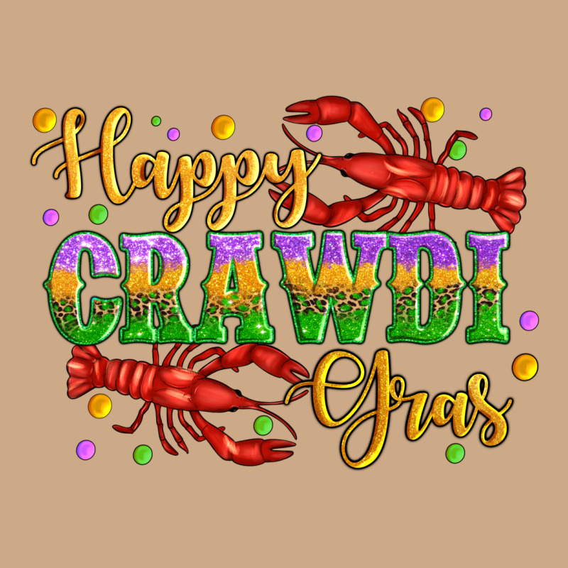 Happy Crawdi Gras With Crawfish Vintage Hoodie by Artiststas | Teevron