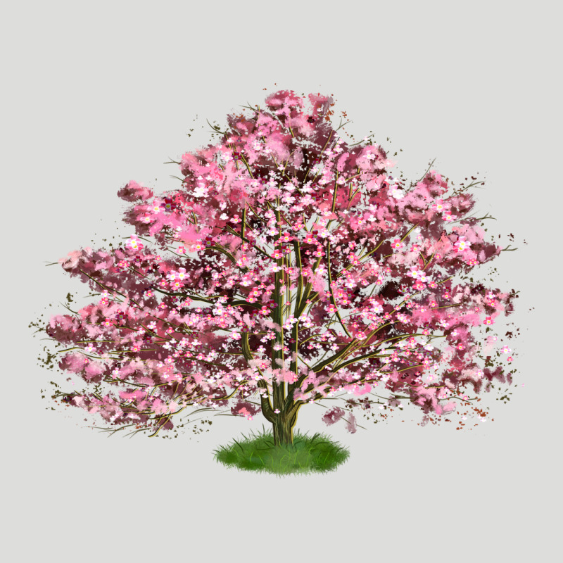 Flowering Dogwood Tree Zipper Hoodie by LillyAllenDesigns | Teevron