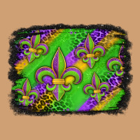 Mardi Gras Fleur De Lis Background Vintage Tee | Teevron