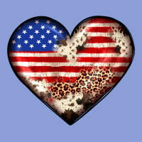 Western Usa Flag Heart Long Sleeve Tee | Teevron