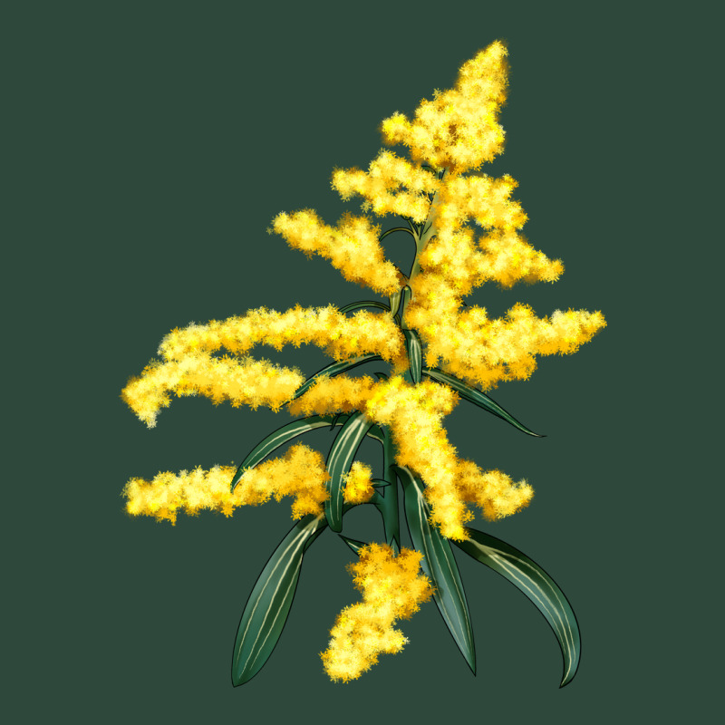 Botanical Goldenrod Zipper Hoodie by LillyAllenDesigns | Teevron
