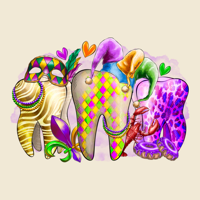 Mardi Gras Tooth Premium Tee by RacoonDesign | Teevron