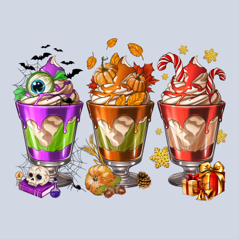 Hallothanksmas Coffee Cups Premium Sweatshirt by NancyCooperArtShop | Teevron