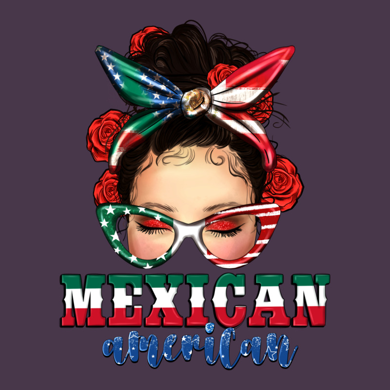 Mexican American Messy Bun Heavyweight Hoodie by texasbilliewilder | Teevron