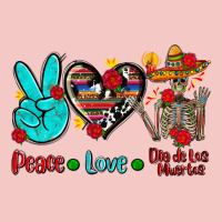 Peace Love Dia De Los Muertos Urban Heavy Tee | Teevron