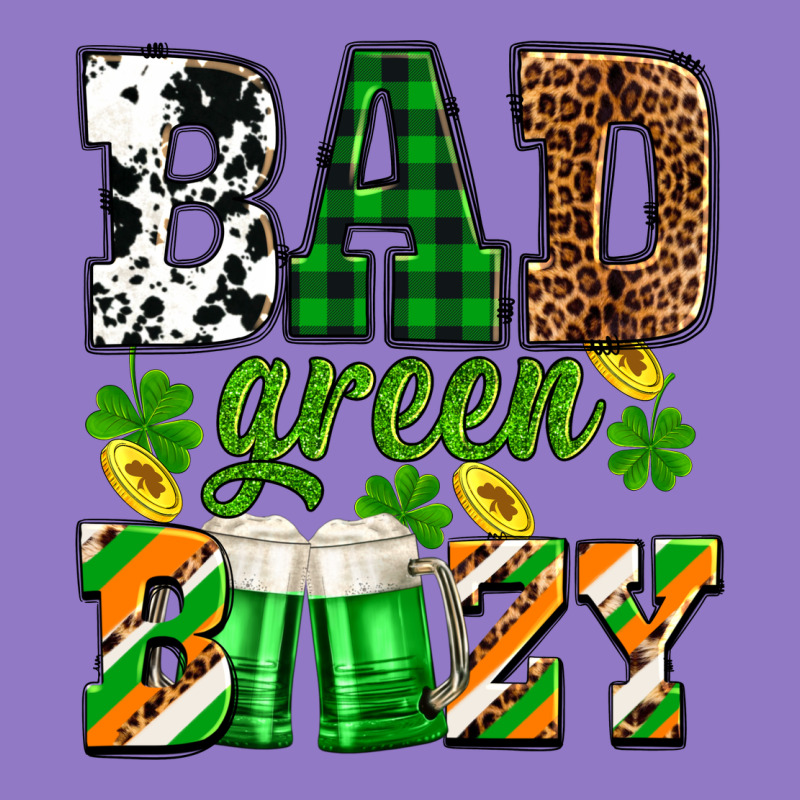 St. Patrick's Bad Green Boozy Urban Hoodie by OliviaCreatesArt | Teevron