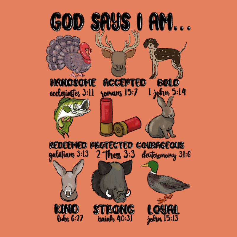 God Says I Am Hunting Classic Tee by MaliasSmallBusiness | Teevron