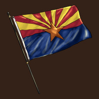 Arizona Flag Heavy Core Tee | Teevron