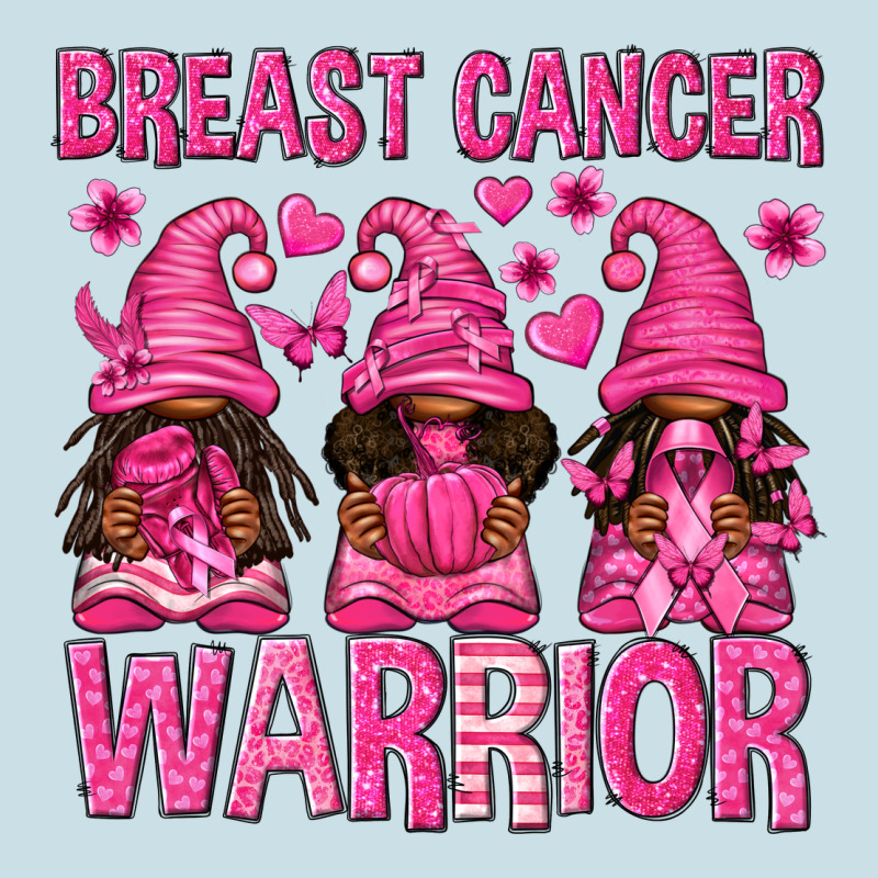 Breast Cancer Warrior Afro Gnomes Ladies Tee by texasbilliewilder | Teevron