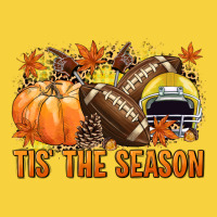 Tis' The Season Football Yellow Helmet Premium Sweatshirt | Teevron