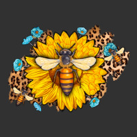 Bee Sunflower Leopard Urban Heavy Tee | Teevron