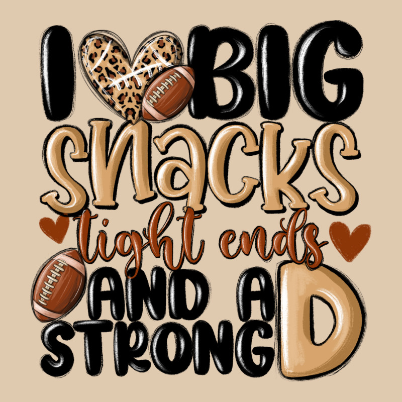 I Love Big Sacks Tight Ends And A Strong D Heavyweight Sweatshirt by MaliasSmallBusiness | Teevron