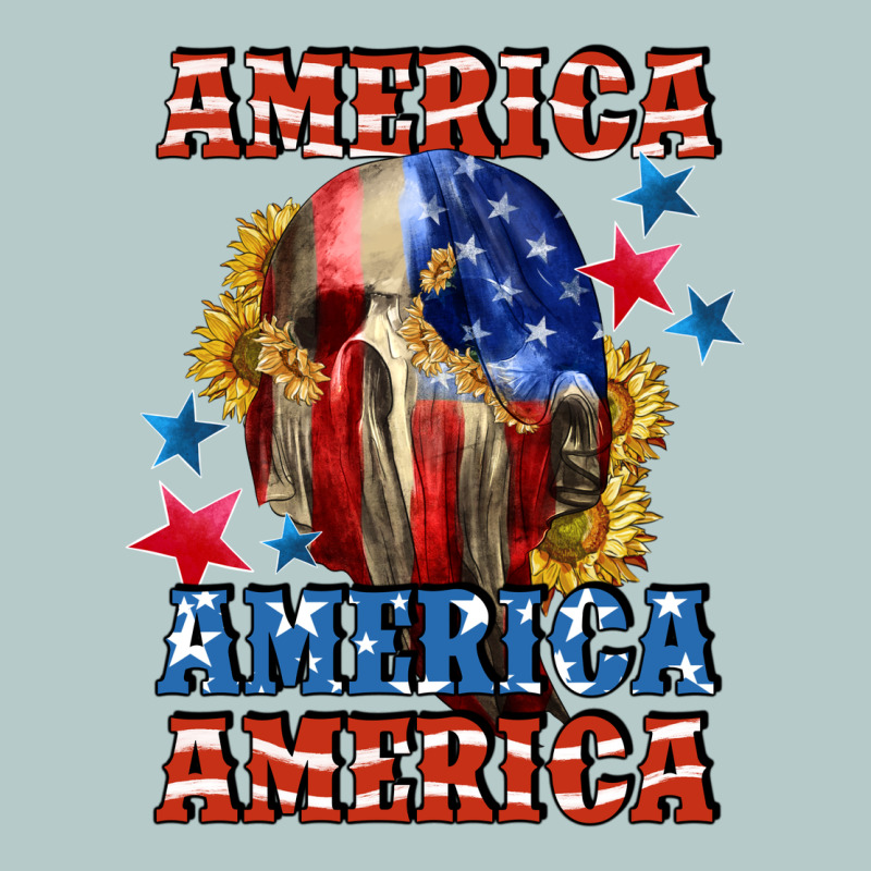 America Skeleton 4th Of July Heavy Core Tee by CowGirlArtShop | Teevron