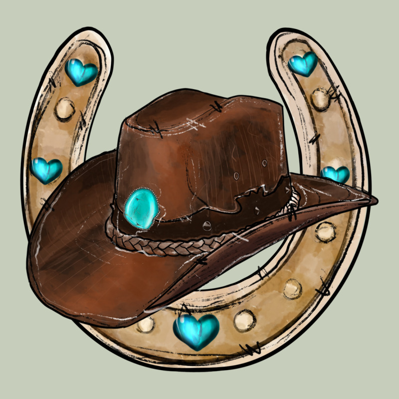 Horseshoe Cowboy Hat Ladies Tee by RanaPortraitStore | Teevron