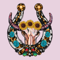 Western Horseshoe Skull Ladies Tee | Teevron