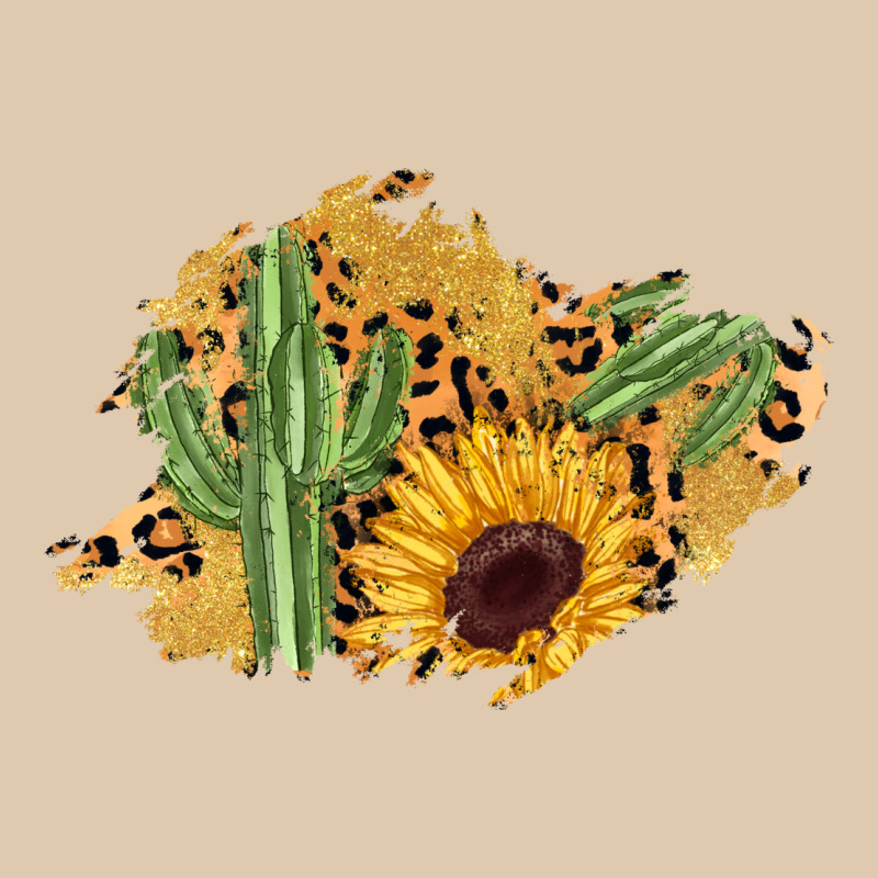 Cactus Leopard Sunflower Glitter  Patch Classic Tee by AdoDesignShop | Teevron