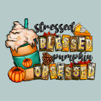 Stressed Blessed Pumpkin Obsessed Heavy Core Tee | Teevron