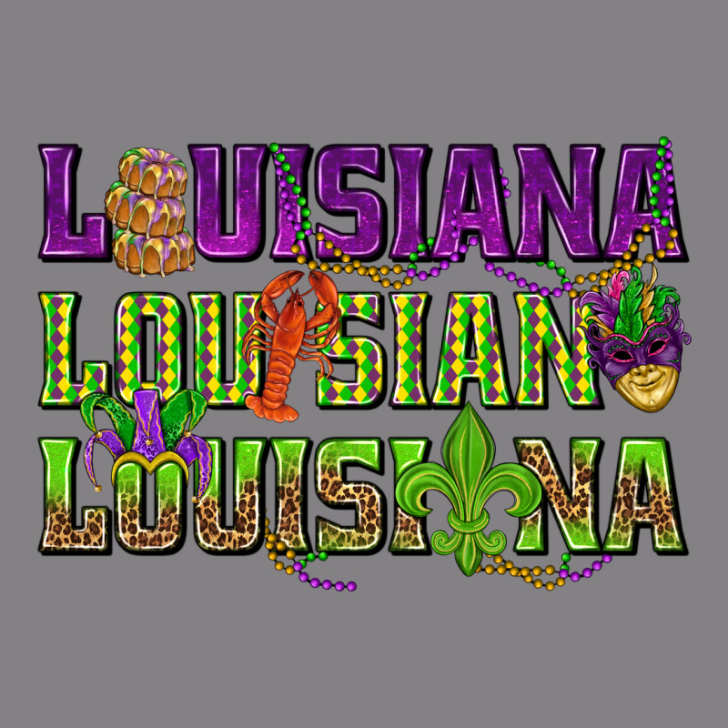 Louisiana Mardi Gras Heavyweight Hoodie by NancyCooperArtShop | Teevron