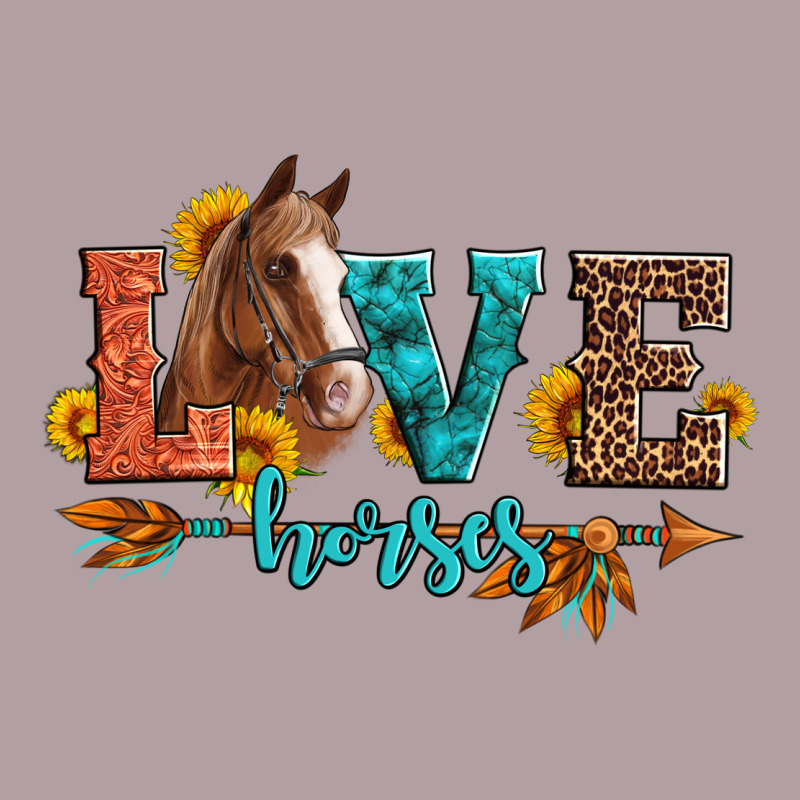 Love Horses  Leather Turquoise Leopard Vintage Hoodie by Artiststas | Teevron