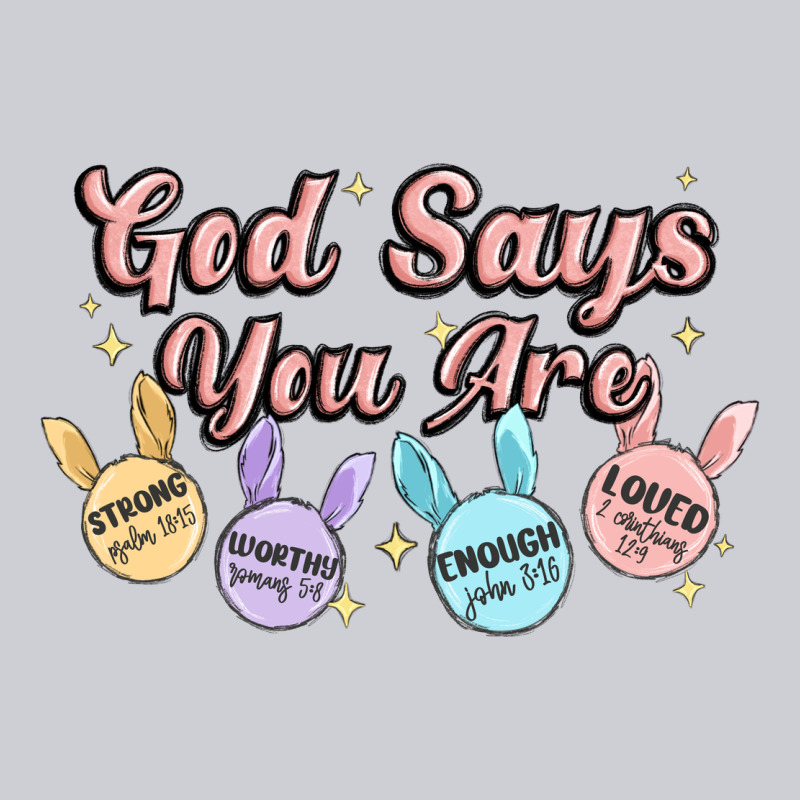God Says You Are Easter Heavyweight Sweatshirt by MaliasSmallBusiness | Teevron