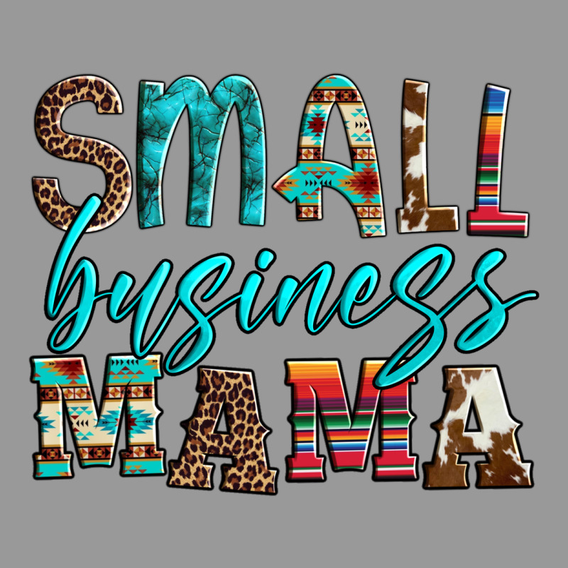 Small Business Mama Leopard Turquoise Aztec Serape Cowhide Vintage Hoodie by Artiststas | Teevron