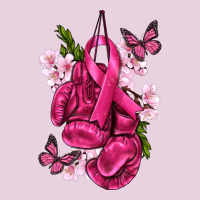 Cancer Boxing Gloves With Ribbon Ladies Tee | Teevron