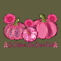 In October We Wear Pink Pumpkins Vintage Tee | Teevron