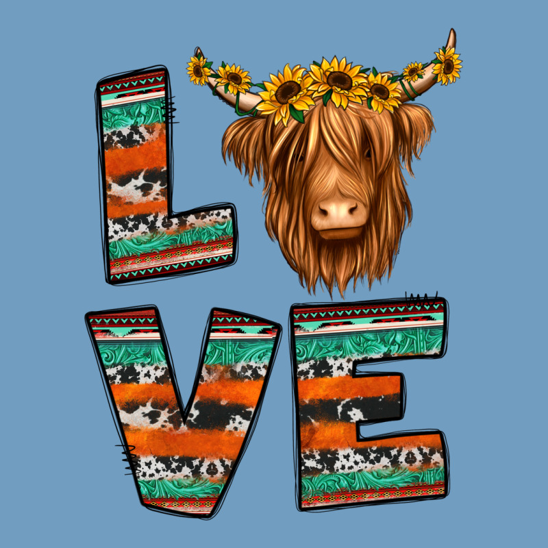 Love Highland Cow Urban Heavy Tee by Jasminsmagicworld | Teevron