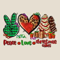 Peace Love Christmas Cakes Urban Heavy Tee | Teevron