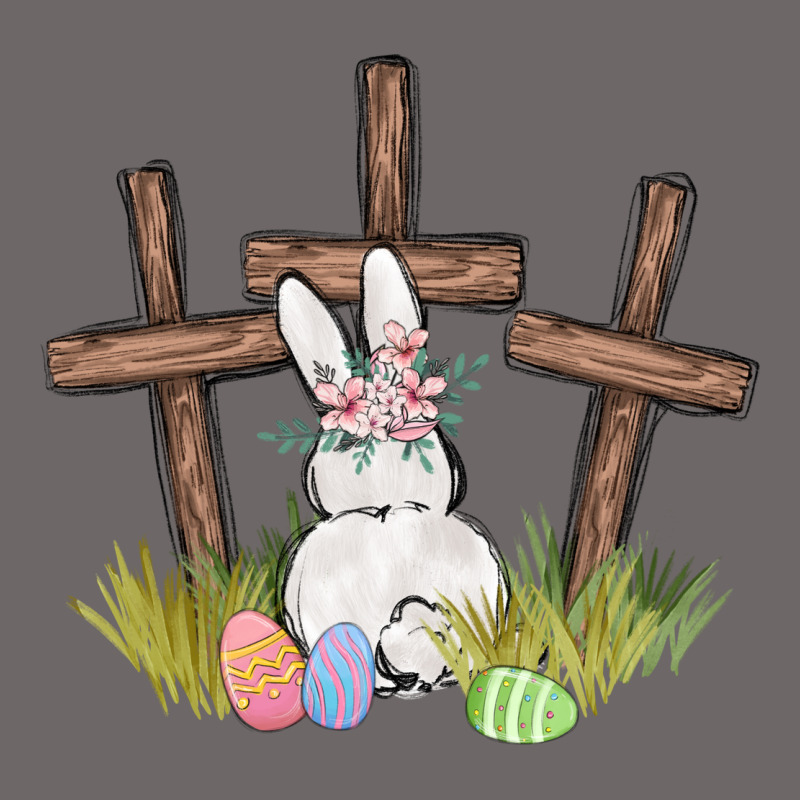 Floral Watercolor Easter Bunny Cross Classic Tee by MaliasSmallBusiness | Teevron