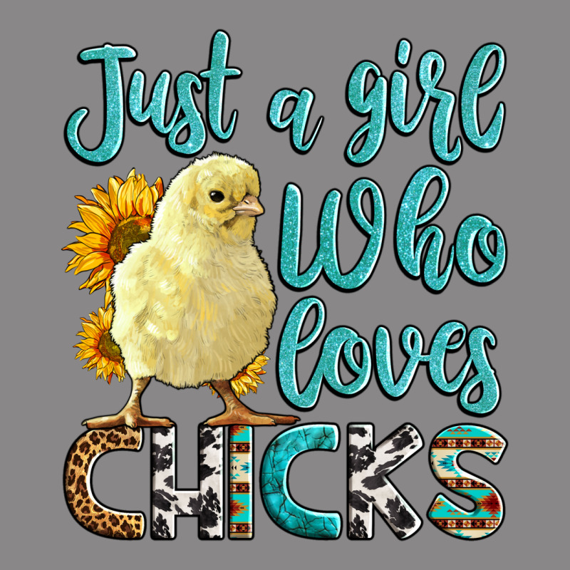 Western Just A Girl Who Loves Chicks Vintage Tee by LillyAllenDesigns | Teevron