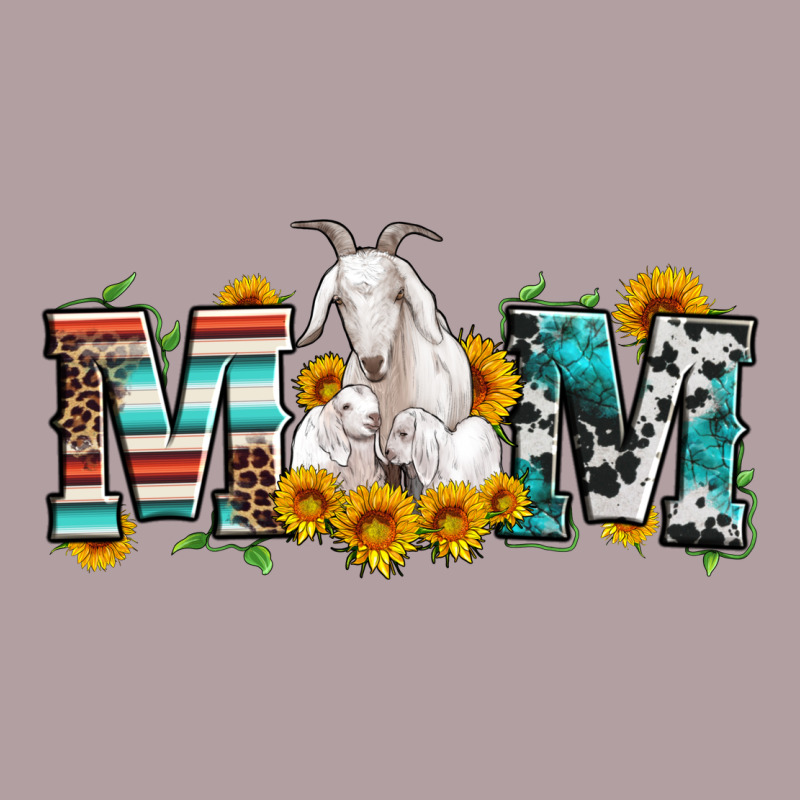 Goat Mom Serape Leopard Cowhide Goat Family Vintage Hoodie by Artiststas | Teevron
